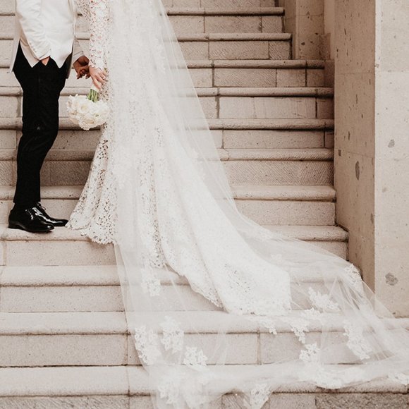 Custom-made handcrafted cathedral veil! - Picture 4 of 16